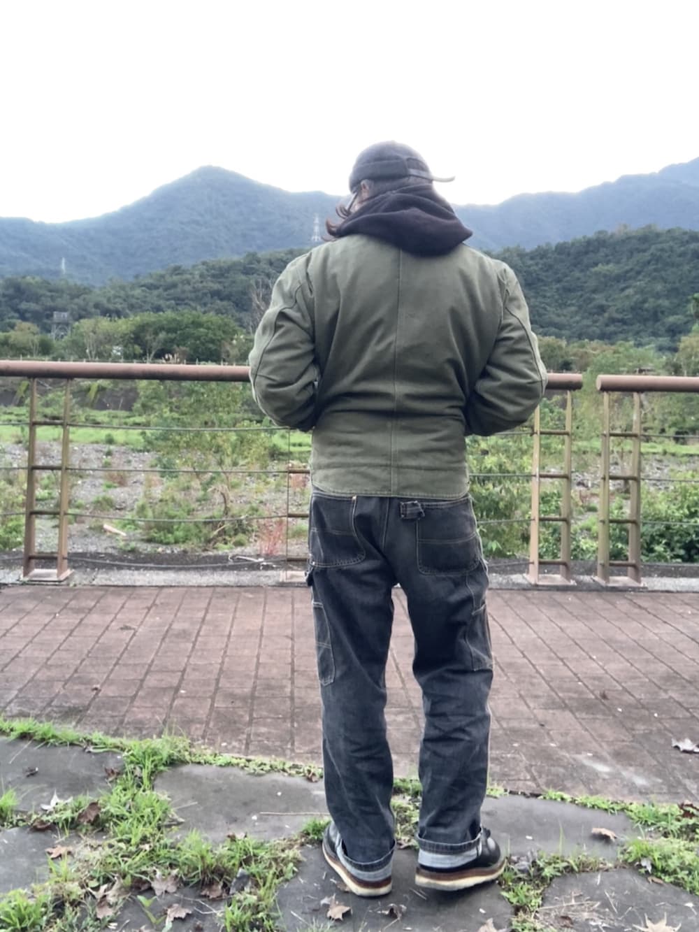 Carhartt フード付きカバーオール オリーブグリーン CARHARTT KIDS カーハートキッズ オリーブダックオーバーオール