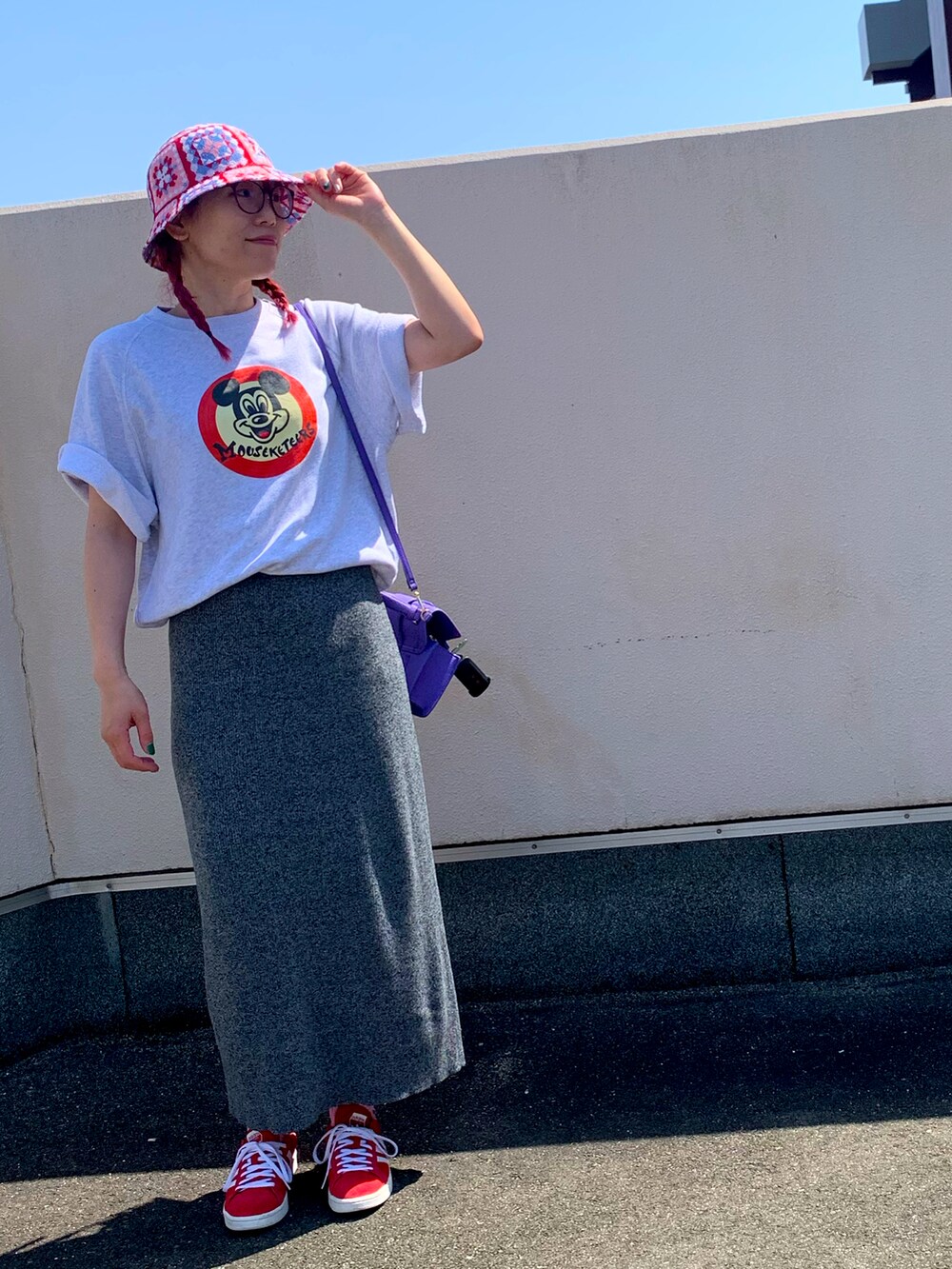 ポケットローエッジパフィースカート