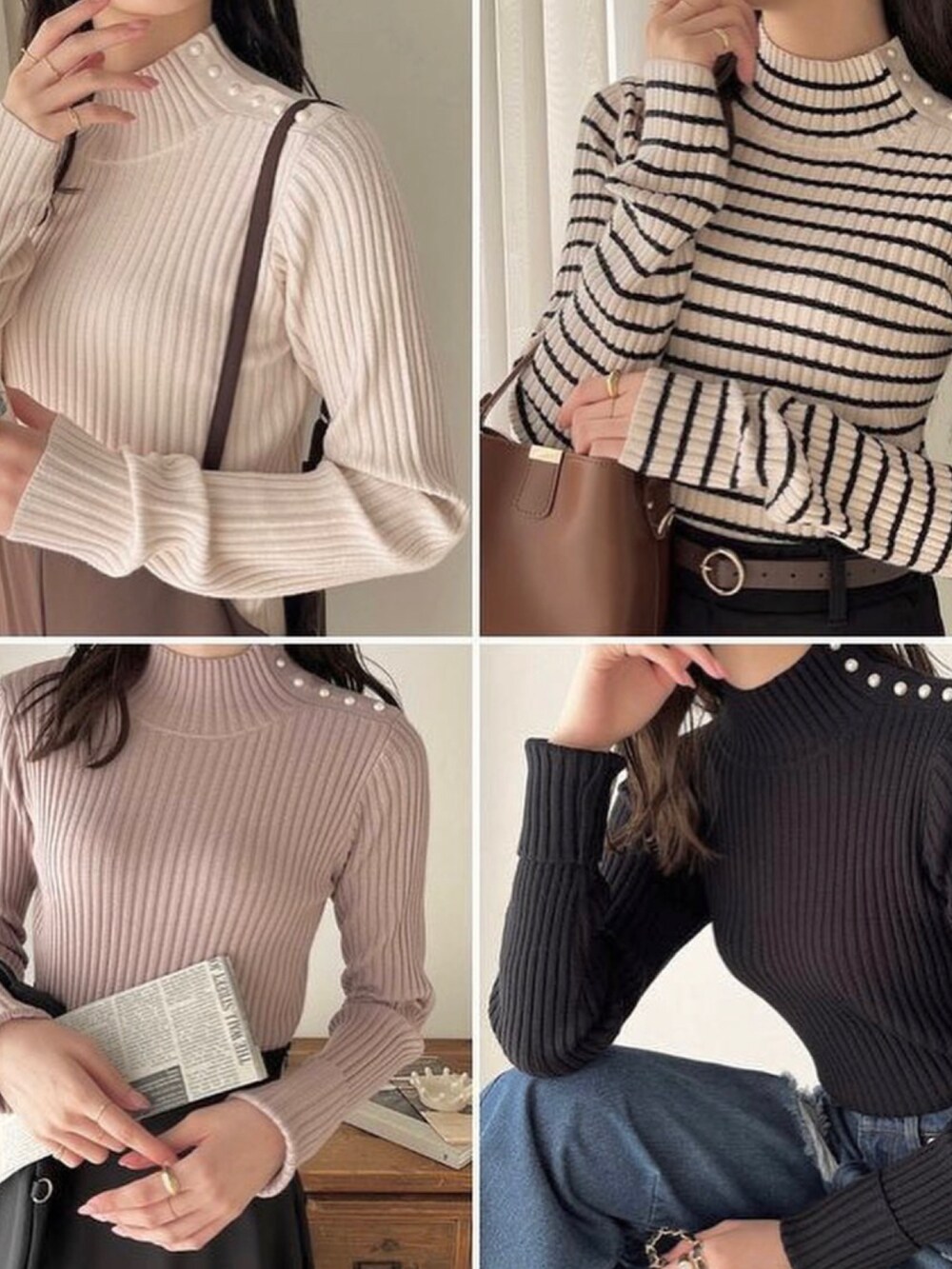 「秋のコーデ、休日コーデ、秋服、シンプルコーデ、オトナカワイイ、着回しコーデ、ニットコーデ、タートルネック、キレイめ、バケハ、PR、ootd、淡色コーデ」｜「LOWRYSFARMのアイテム（ハット、ベージュ系）」を使った、nanami.さん（骨格ウェーブ・レディース・162cm）の秋コーディネートの3枚目の写真
