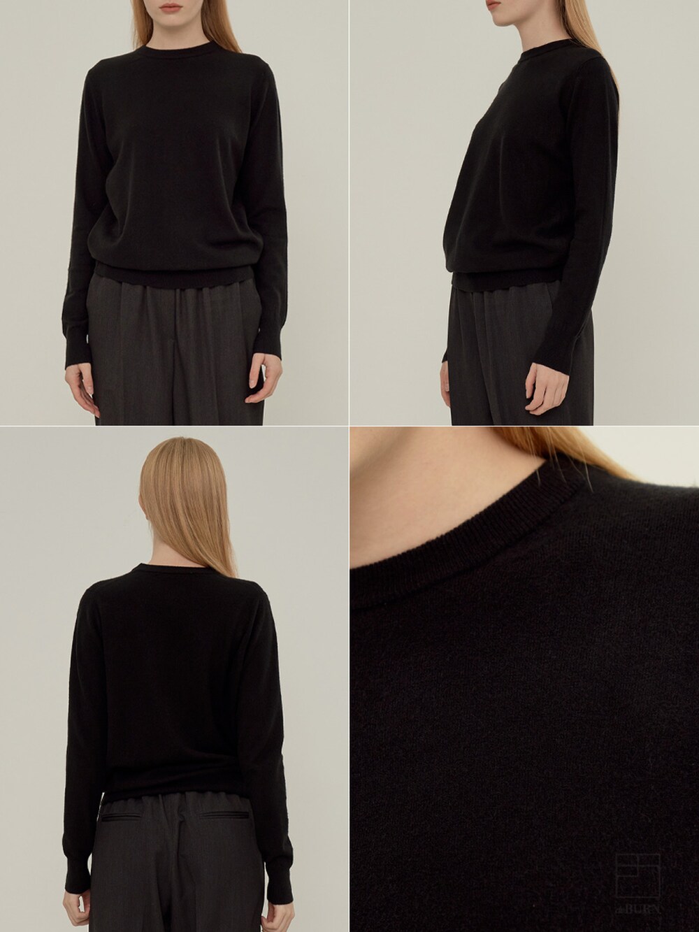 ブラック系のニット/セーターを着用したレディースの冬コーディネートの5枚目の写真