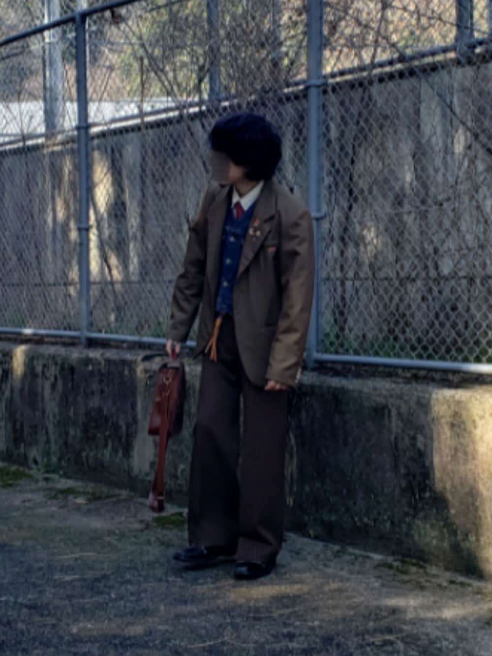 jerkybobさんの「【INTERPLAY x TAKERU】クラシカル シングル ストライプ ジャケット（INTERPLAY）」を使ったコーディネートの5枚目の写真