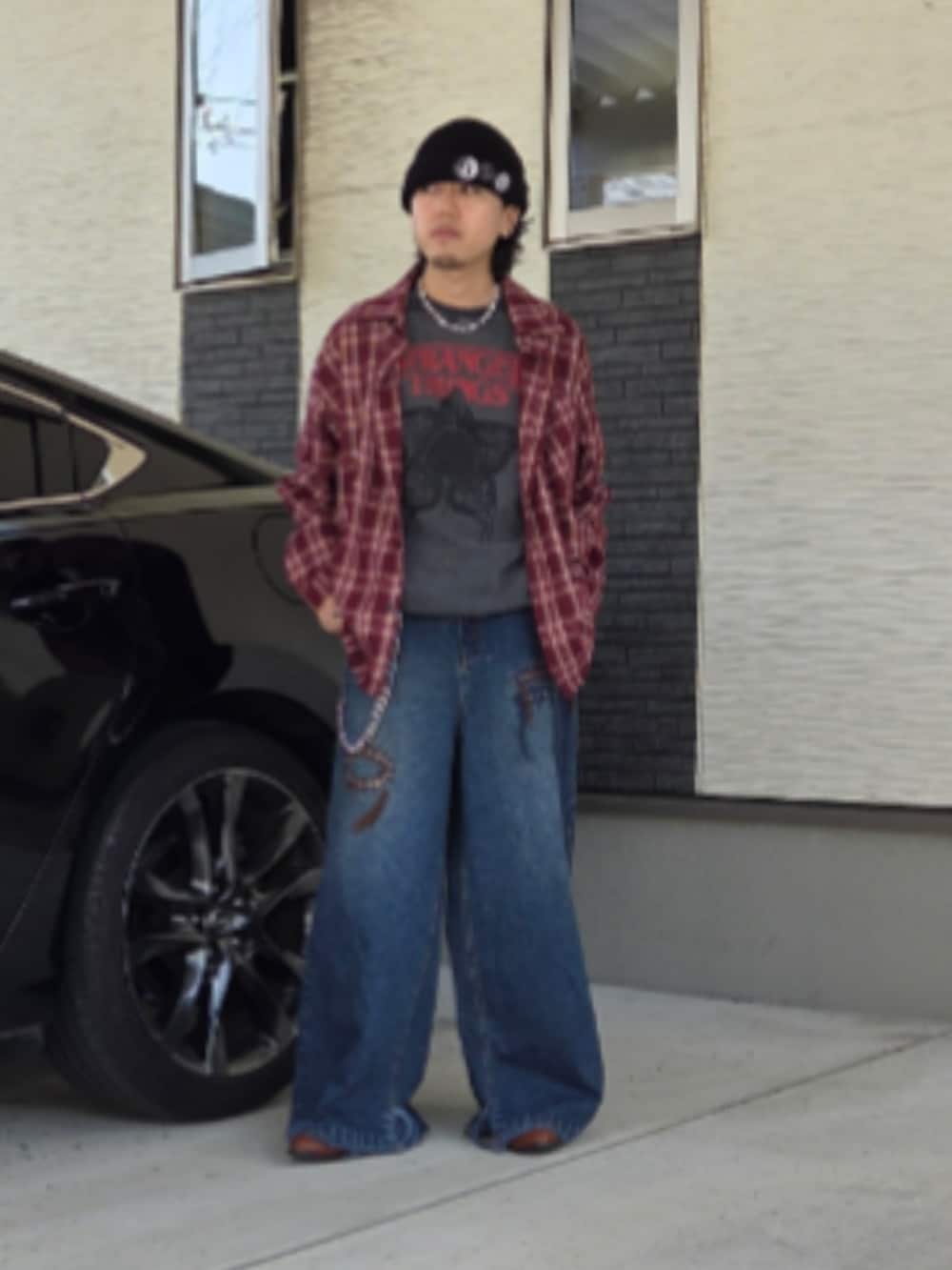 jerkybobさんの（UNNAMEDHEADWEAR）を使ったコーディネートの2枚目の写真