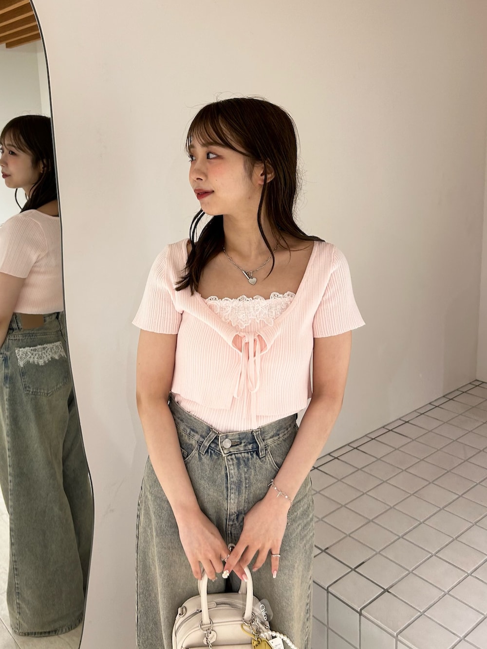 sakura(Chicoルミネ町田)｜Chicoのデニムパンツを使ったコーディネート
