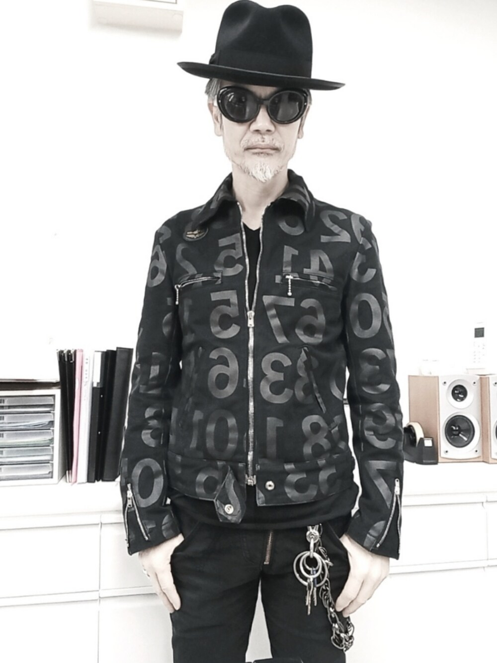 JUNYA WATANABE MAN ルイスレザーライダース バンダナ柄裏地 サイズM