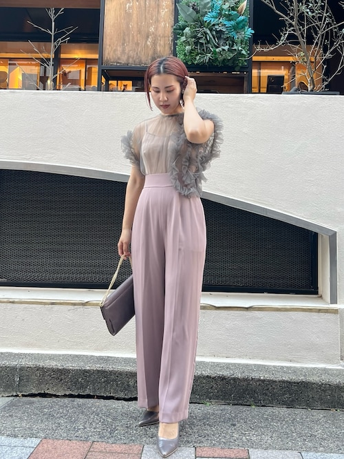 CHANEL 歩く度にゆらゆら揺れる美しいスカート 美品 シャネル シースルー CHANEL 極美品☆シャネル 97A P09679 ココマーク付 ZIP