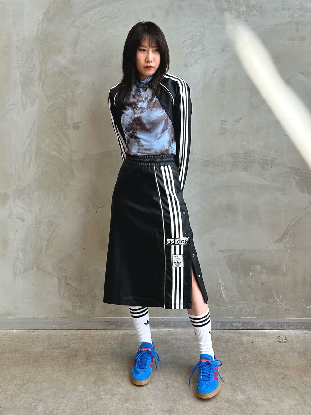 未使用 アディダスオリジナルス アディブレイク レザー スカート 3XL ST(アディダス ブランドコアストア 福岡)｜adidasのブルゾンを使った