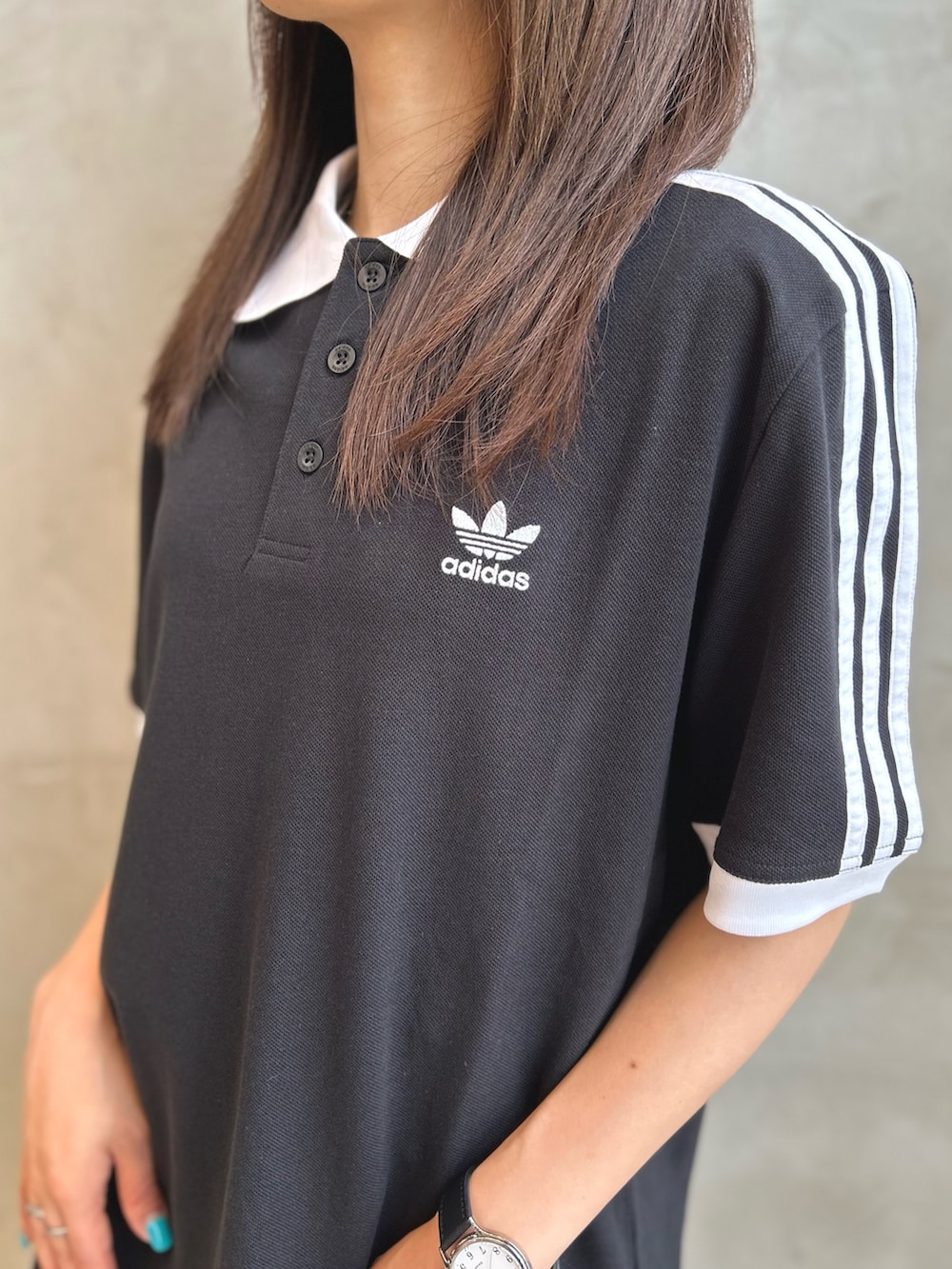 ブラックスリーストライプス ポロシャツ