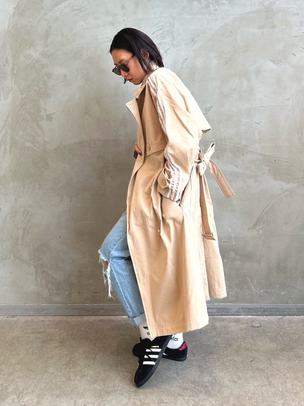 アディカラートレンチコート ツイル、ロンドン 96 / London 96、ミッド