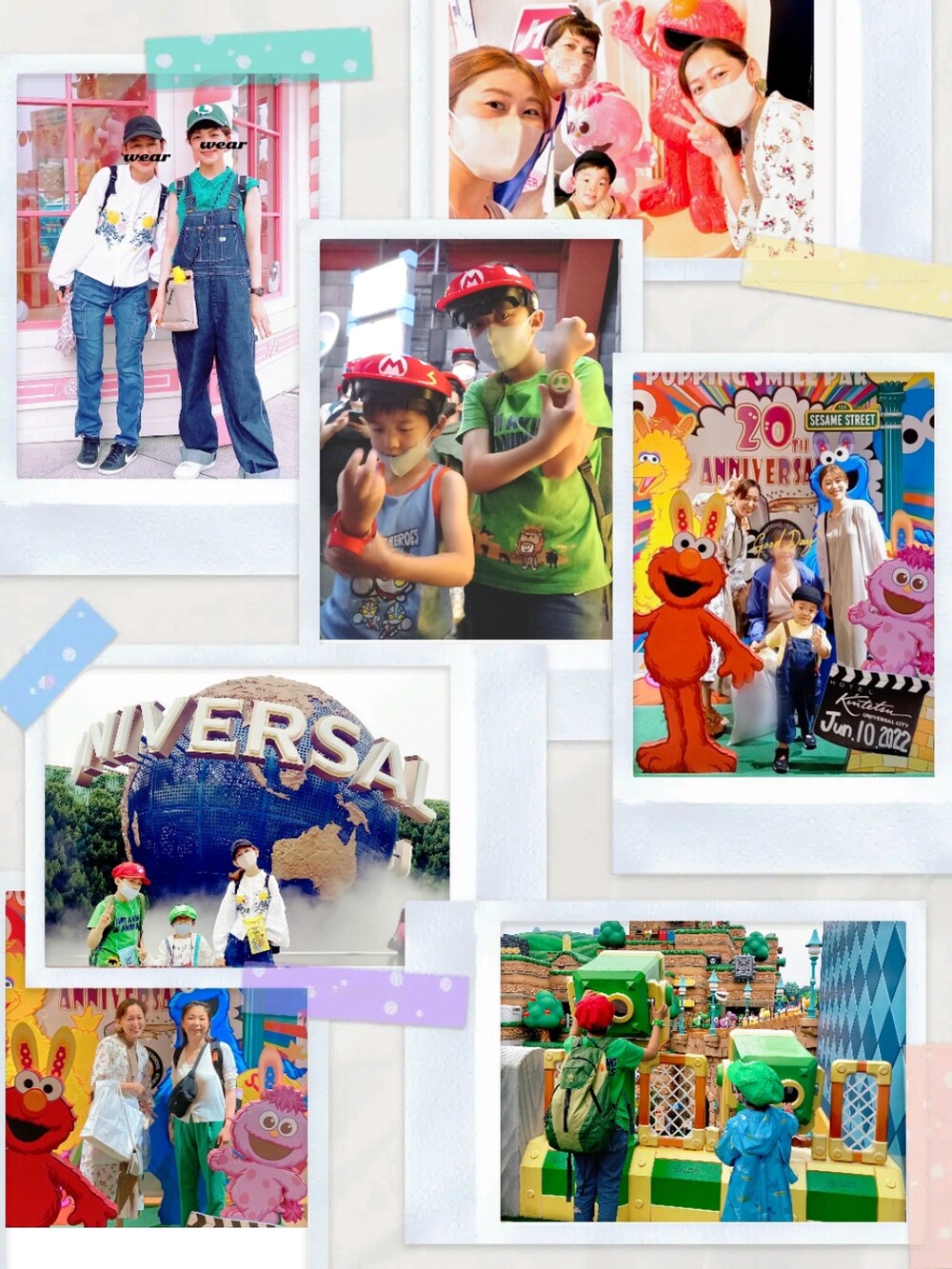 パープル系のワンピース、グリーン系のスタジャン、ブラック系のスニーカーを着用したレディースの夏コーディネートの5枚目の写真