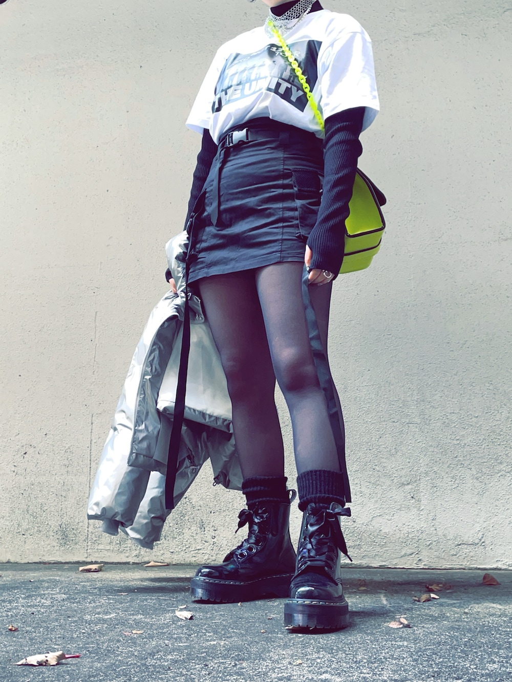 激レアカラー＆茶芯！蛍光オレンジ！英国製！ドクターマーチンUK7