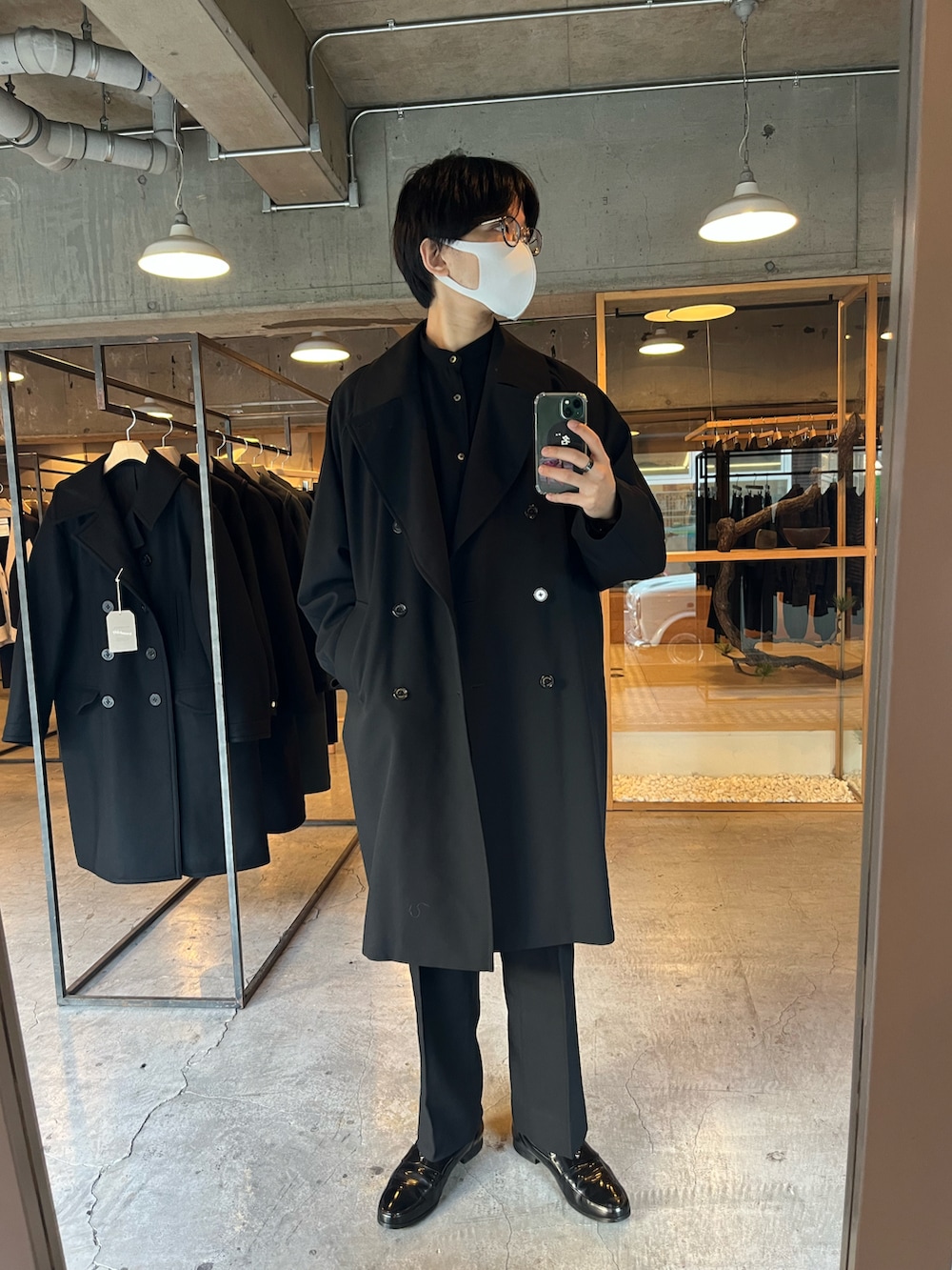 マーカウェア オーガニックウール サバイバルクロス トレンチコート 2