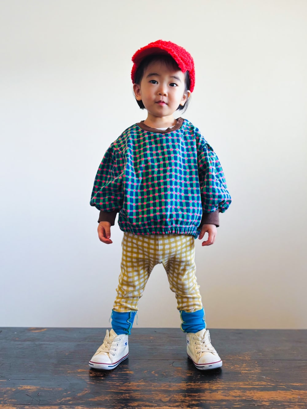 KOOOさんの「レギンス　レギュラーフィット・リブチェック・10分丈（UNIQLO）」を使ったコーディネートの2枚目の写真