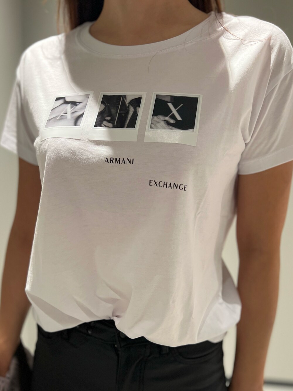 「AXchanger、AXchange、アルマーニエクスチェンジ、大人カジュアル、ストリート、ショートブーツ、レイヤードスタイル、モノトーン、モード、厚底シューズ、チェック、ブーツ、韓国ファッション、ジャケットスタイル、ファーバッグ」|「ARMANI EXCHANGEの【A|X アルマーニ エクスチェンジ】AXロゴ キャップ(キャップ、ブラック系)」を使った、Queen♡さん(レディース・167cm)の秋コーディネートの2枚目の写真
