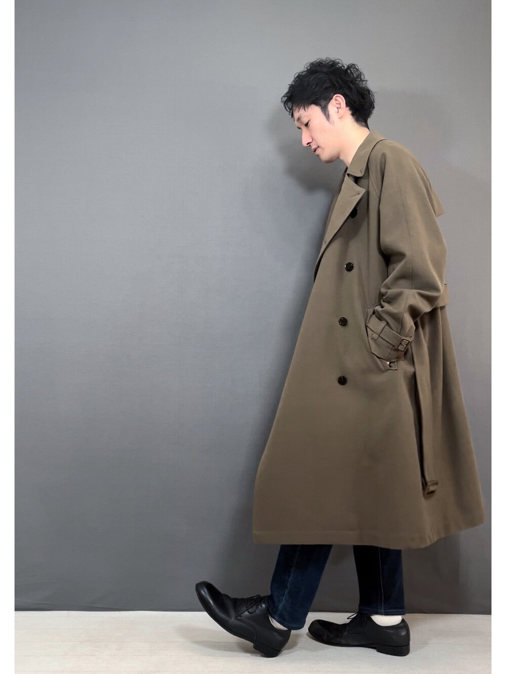 【コーデが冴える♪】HERMES トレンチコート コーデが冴える♪】HERMES トレンチコート (HERMES/トレンチ