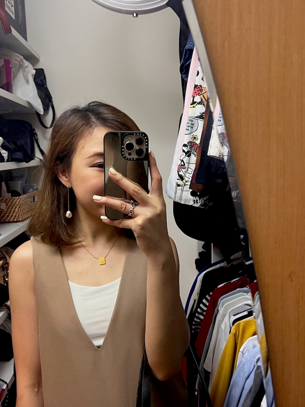 「夏、オトナ女子、淡色コーデ、大人かわいい、通勤コーデ」｜「StepForwardStyleのアイテム（その他トップス、ホワイト系）」を使った、stepthelook さん（レディース・163cm）の夏コーディネートの2枚目の写真