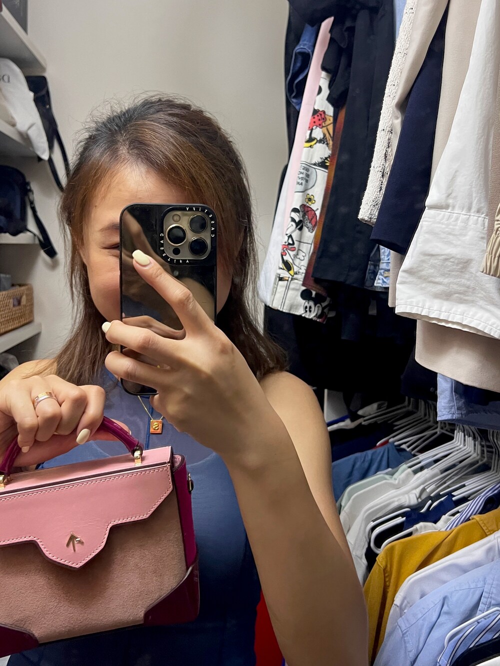 「オトナカジュアル、シンプルコーデ、夏コーデ、夏、通勤コーデ」｜「UNIQLOのアイテム（タンクトップ、ブルー系）」を使った、stepthelook さん（レディース・163cm）の夏コーディネートの2枚目の写真