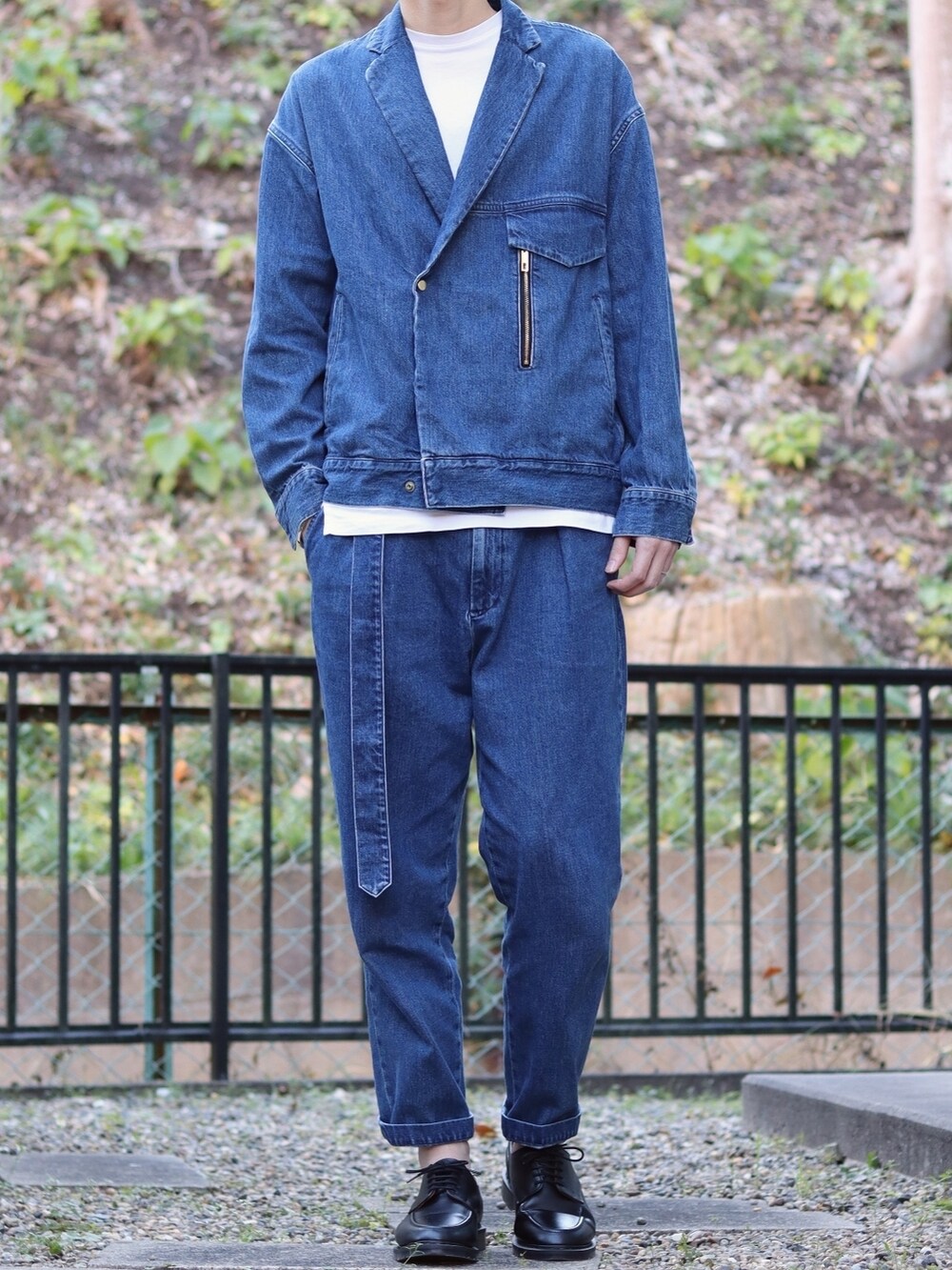 CULLNI デニム テーラードジャケット デニムパンツ セットアップ