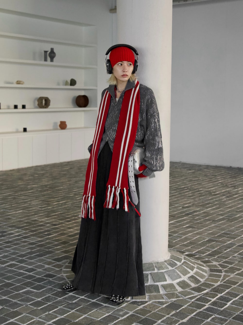 PELLICULE マットサテン ギャザーブルゾン seyto（セイト）の「Vintage