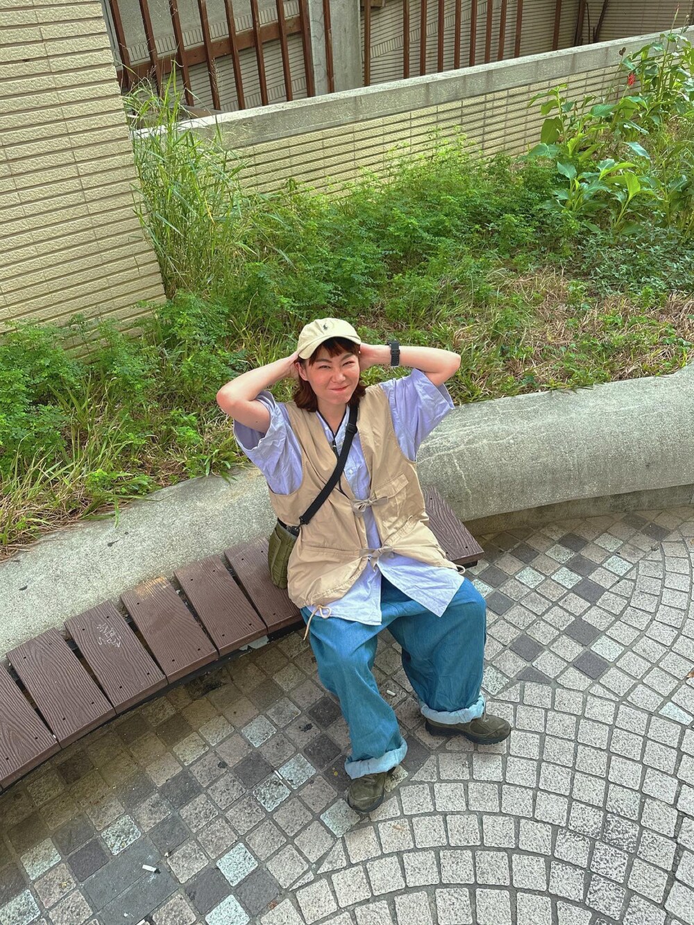 「秋冬コーデ、おしゃれさんと繋がりたい、ootd、低身長、低身長女子」｜「NEW BALANCEのアイテム（シューズ、オレンジ系）」を使った、Yuさん（レディース・158cm）の秋コーディネートの3枚目の写真