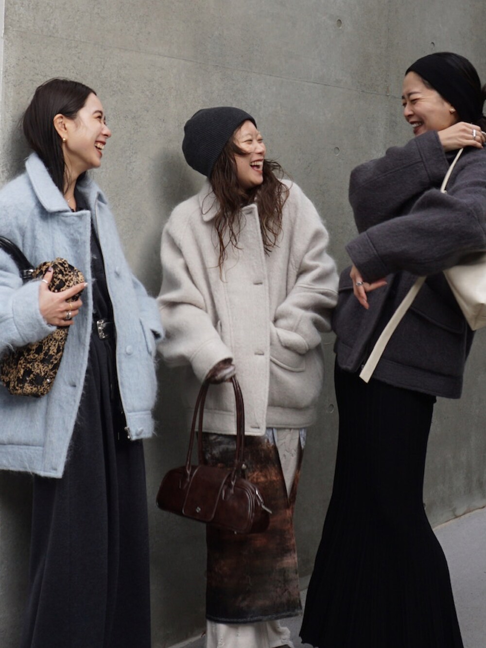 UND MOHAIR SHAGGY FLIGHT JACKETを使った人気ファッション