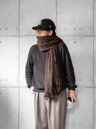 Steven Alan＞ ウール ヘリンボーン インツープリーツ ドレス