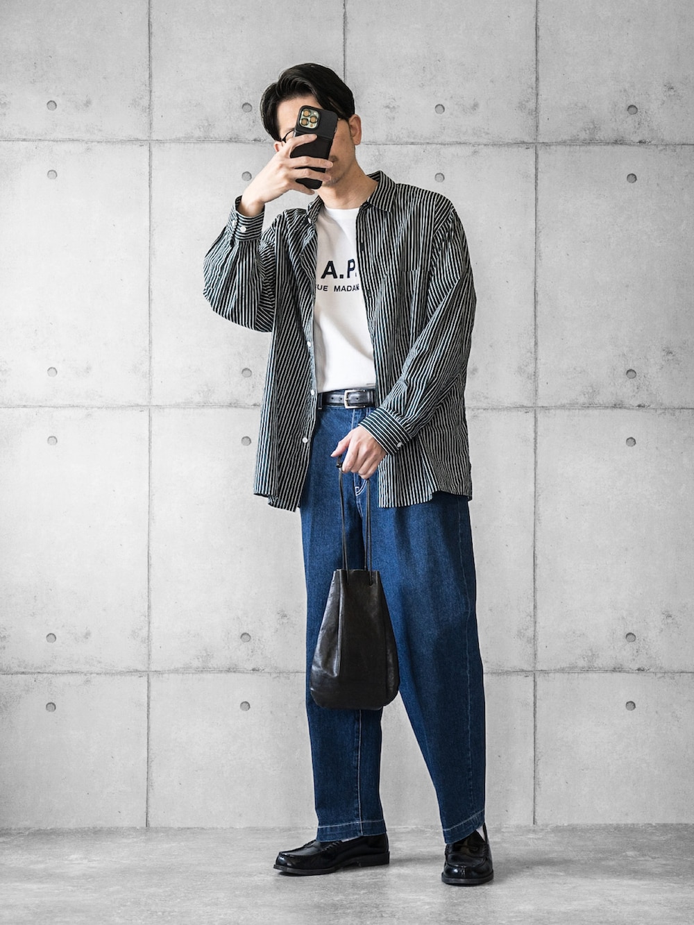 Steven Alan SUPER BAGGY TAPERED PANTS Steven Alan（スティーブン 