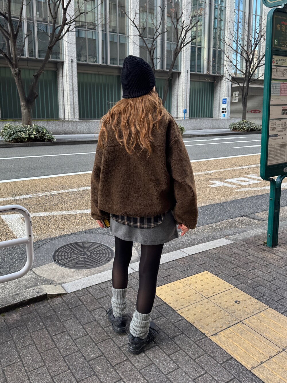 El mar フリースミニスカートを使った人気ファッションコーディネート