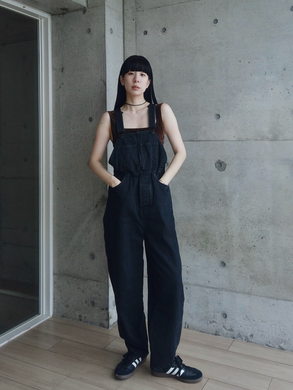 サロペット・オーバーオール・オールインワン shishikui Jumpsuit RIKA｜THE SHISHIKUIのオールインワン・サロペットを使った
