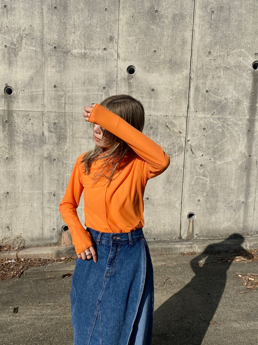 RIKA｜HELKのデニムパンツを使ったコーディネート - WEAR 