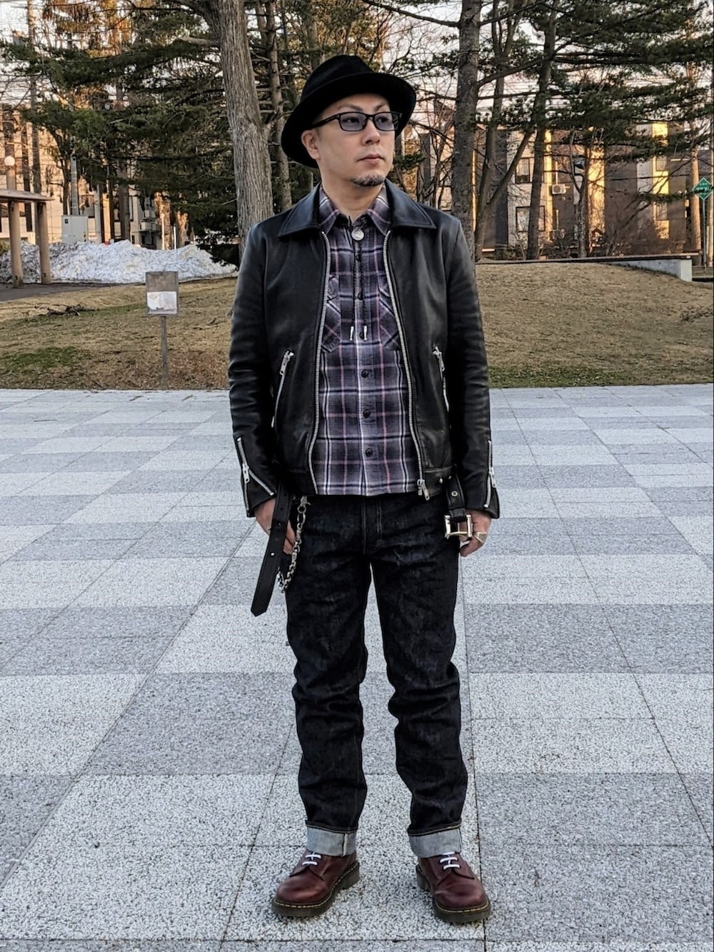 ゆっきぃ｜Liugoo Leathersのライダースジャケットを使った