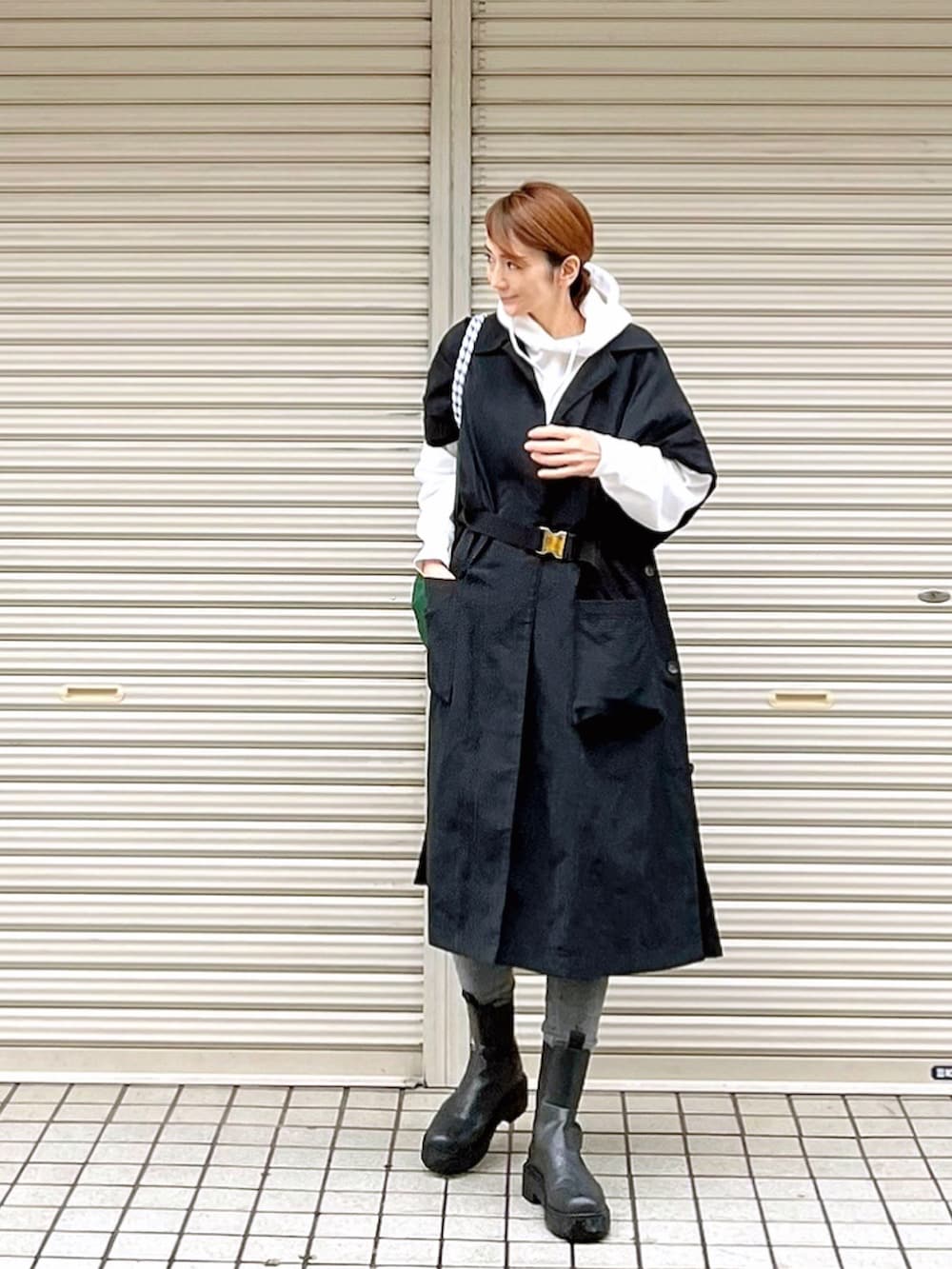 サイドスリットオーバーケープコート【MAISON SPECIAL/メゾン