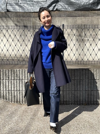 リバー ポンチョコート 23FWを使った人気ファッションコーディネート