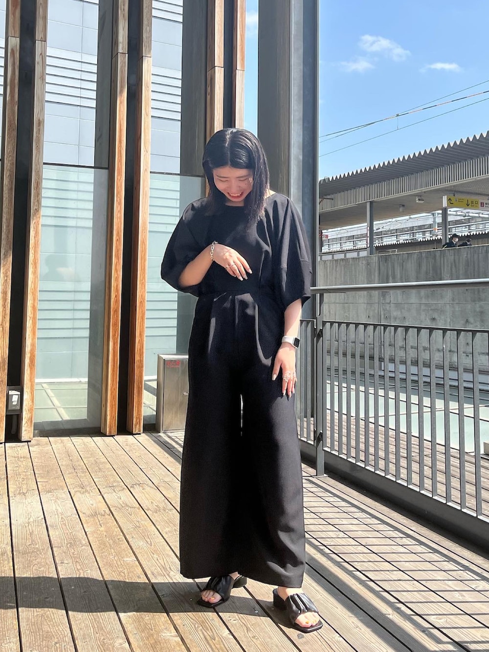 gussan_lemageさんの「〈Sサイズ追加〉後ろVパフコンビネゾン（CAPRICIEUX LE'MAGE）」を使ったコーディネートの2枚目の写真