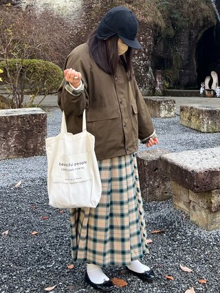 ハルカ|Barbourのブルゾンを使ったコーディネート - WEAR