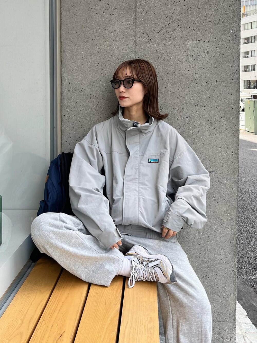 てりお(CIAOPANIC TYPY)｜Franklin Climbingのナイロンジャケットを