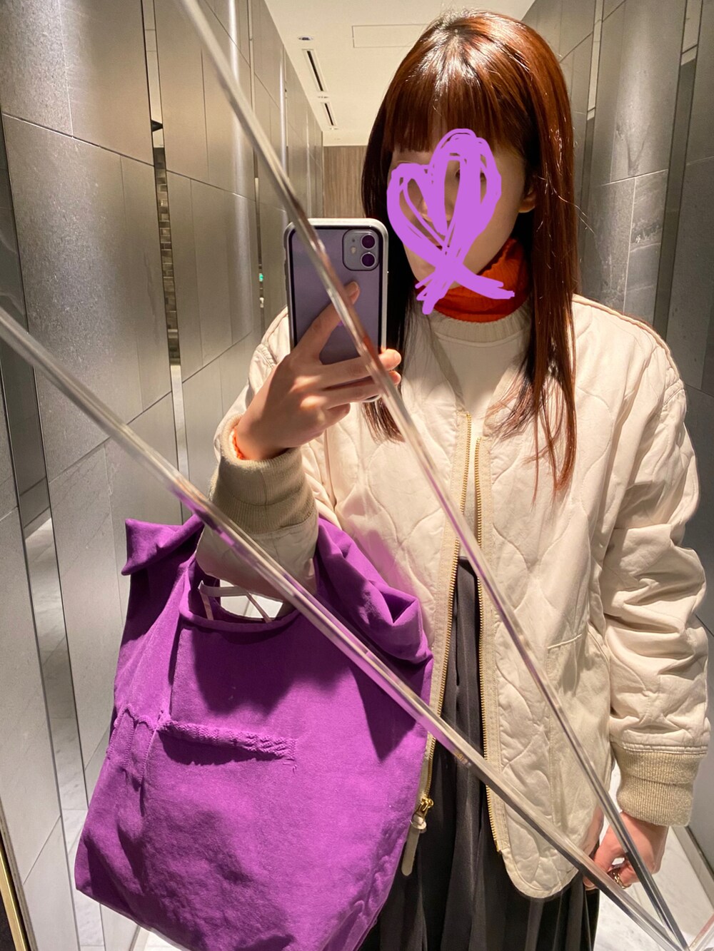 かえ。｜me by ISSEY MIYAKEのバッグを使った冬コーディネート - WEAR