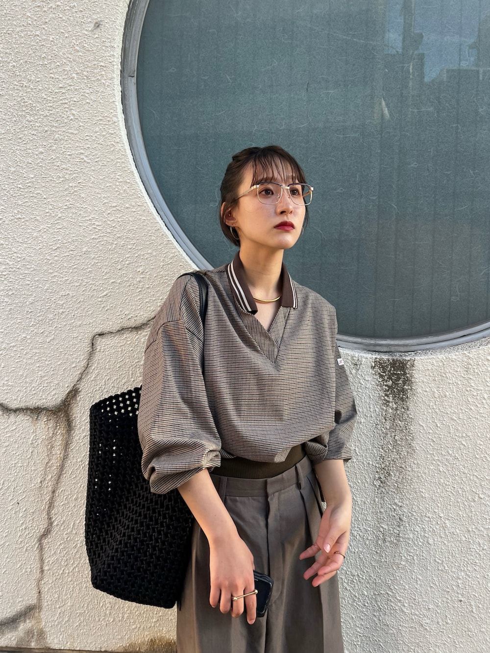 6(ROKU)＞ギャバジン リブ ショートパンツを使った人気ファッション