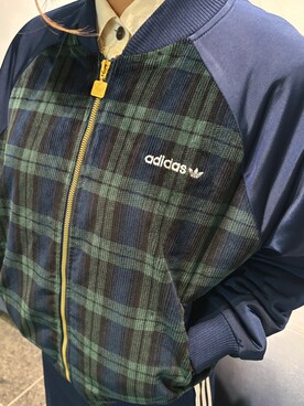 タータン カレッジジャケット / アディダスオリジナルス adidas
