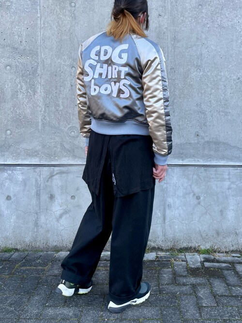【モード】COMME des GARCONS コムコム 17SS スカジャン コム デ ギャルソン 青山店限定、東洋エンタープライズ“歪み