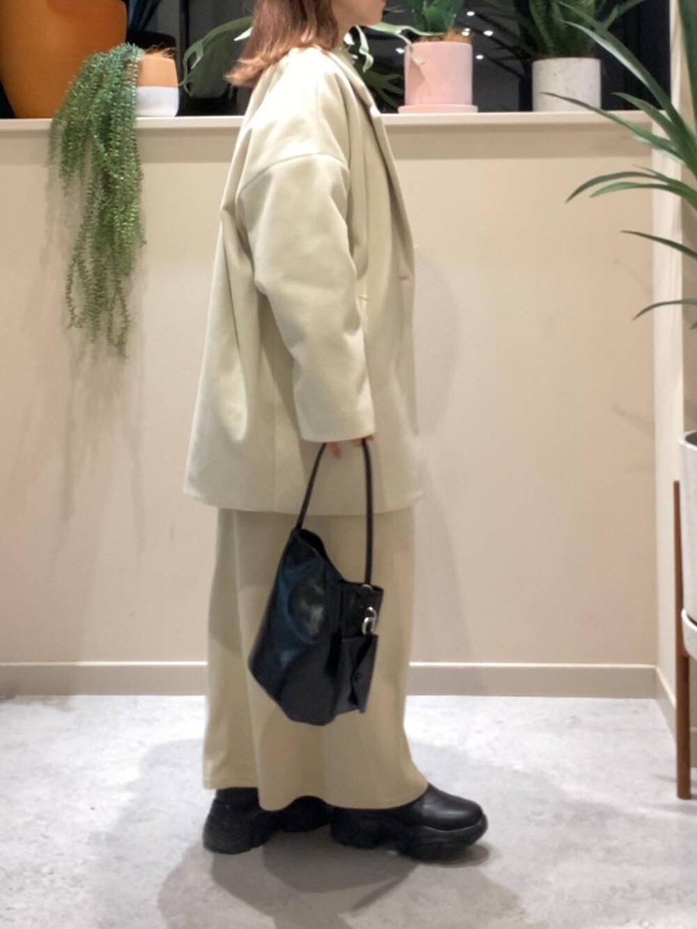 ゆーみ(LOWRYS FARM アミュプラザくまもと)|LOWRYS FARMのチェスターコートを使ったコーディネート - WEAR
