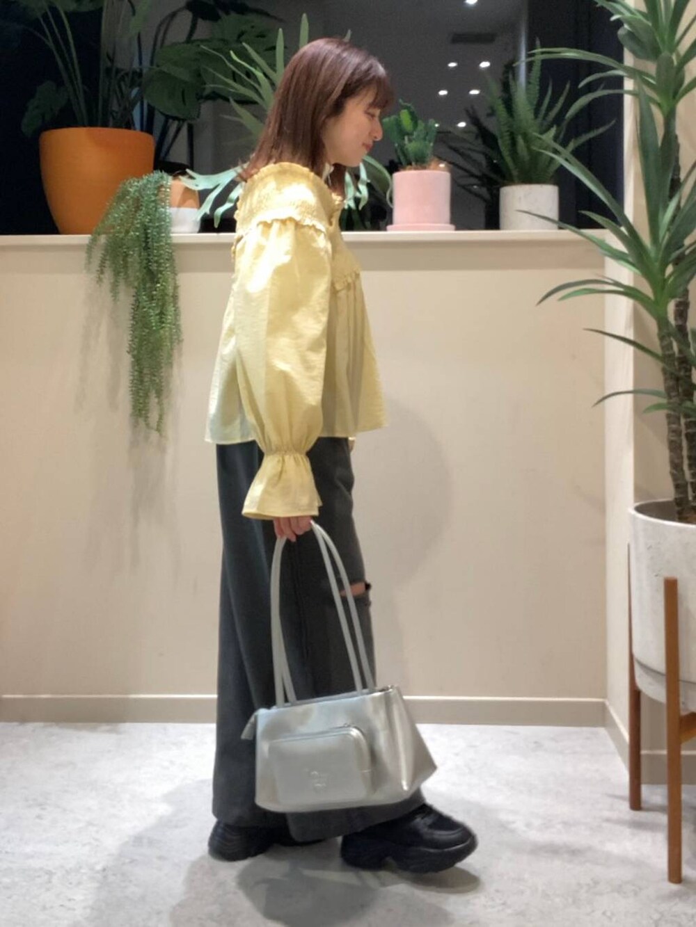 ゆーみ(LOWRYS FARM アミュプラザくまもと)|LOWRYS FARMのニット/セーターを使ったコーディネート - WEAR