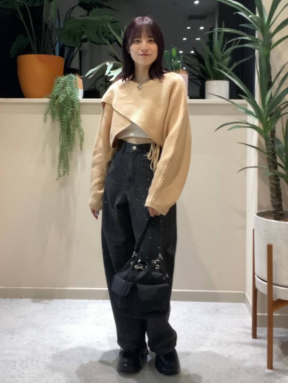 ゆーみ(LOWRYS FARM アミュプラザくまもと)｜LOWRYS FARMのニット/セーターを使ったコーディネート - WEAR
