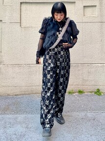 【大幅値下げ】メゾンスペシャル ビスチェ スパンコール ブラック MAISON SPECIAL（メゾンスペシャル）の「スパンコールビスチェ