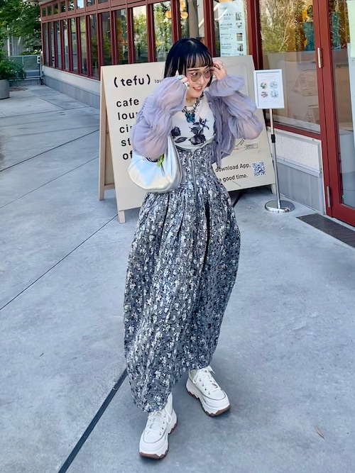 MAISON SPECIALのワンピース（シルバー系）を使った人気ファッション