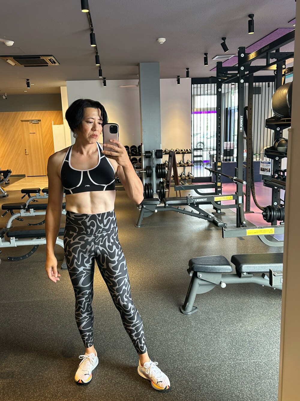 ryoko.5360｜adidasのレギンス/スパッツを使ったコーディネート