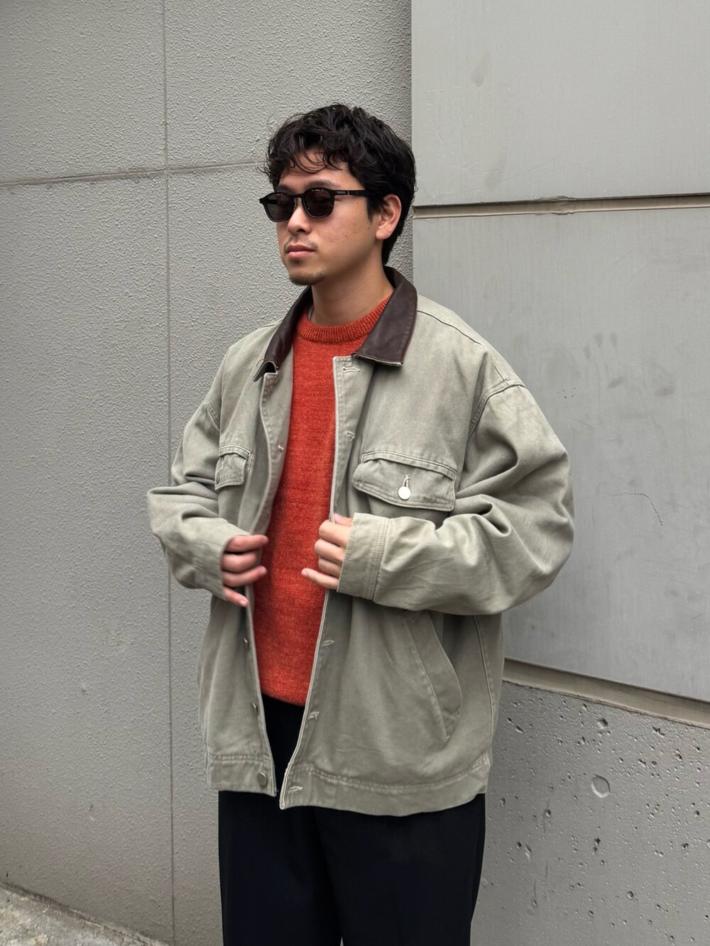 けーすけ｜CONNECT LIFE PRODUCTSのスラックスを使ったコーディネート