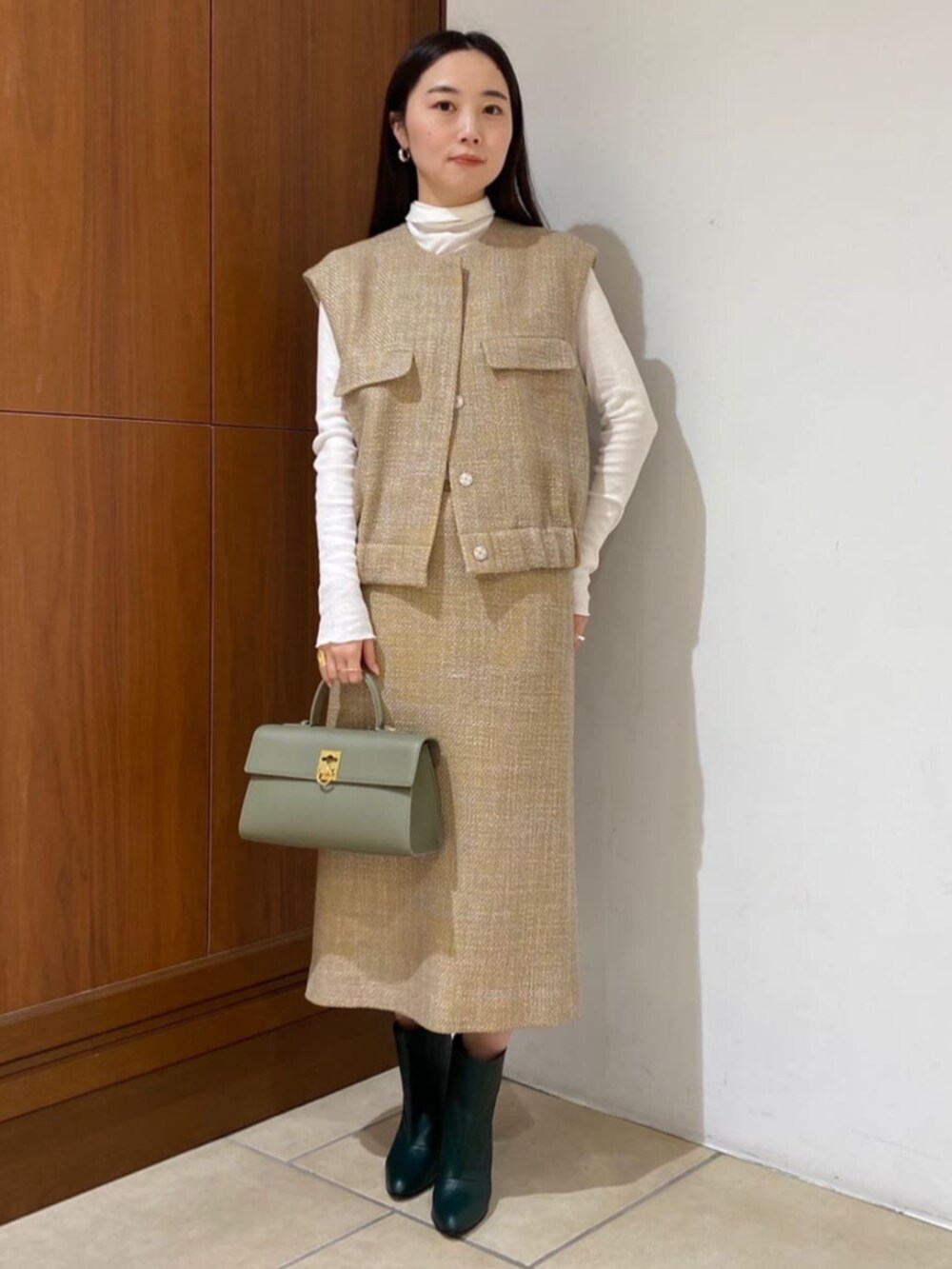 Tomorrowland collection ツイードジレ TOMORROWLAND collection