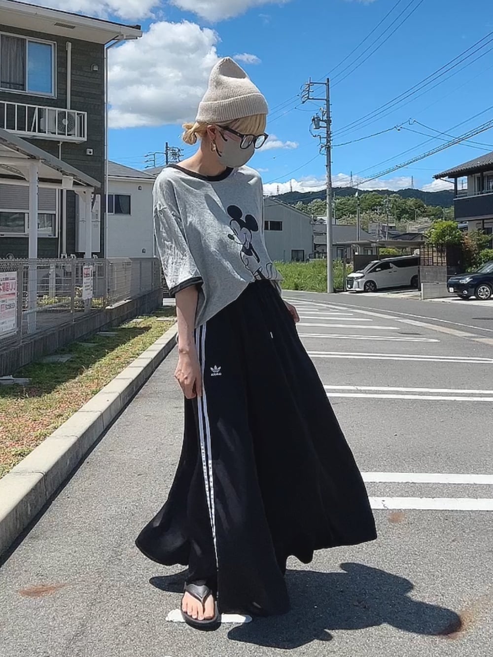 maki☆*｜adidasのスカートを使ったコーディネート - WEAR