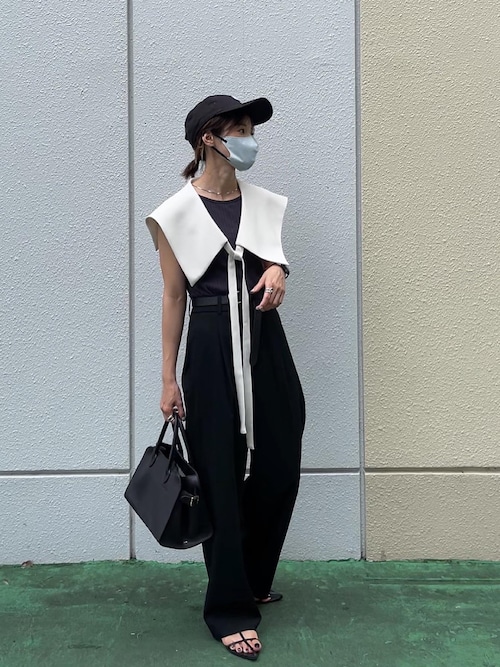 6(ROKU)＞BIG COLLAR SHIRT/シャツを使った人気ファッション