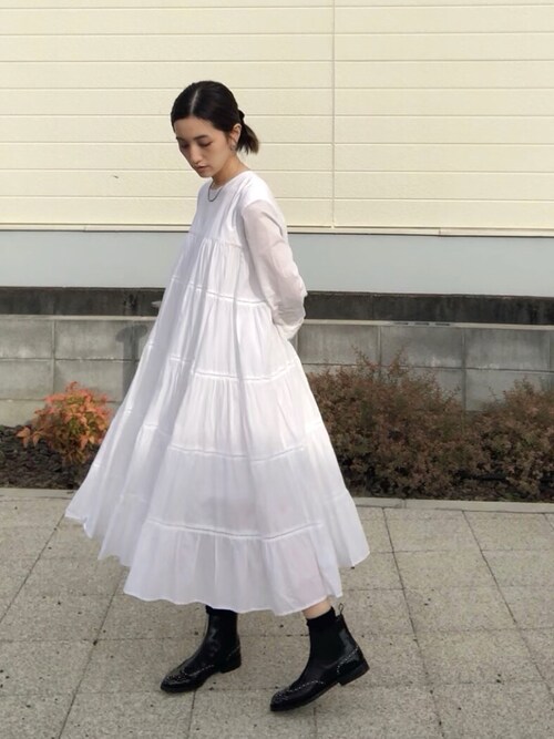 merlette ワンピース 白 MARTEL｜Dresses｜Merlette(マーレット)｜Merlette NYC(マーレット